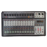 MEZCLADORA 12 CANALES 3 BANDAS C/USB/BLUETOOTH/ECUALIZADOR MULTI EFECTOS 48V PHANTOM "VZ-MXPRO12"